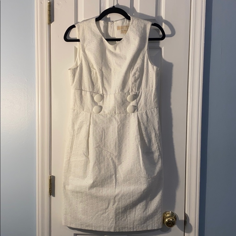Michael Kors White Eyelet Dress